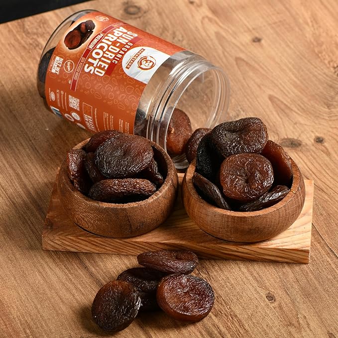 HASANZADE Organic Turkish Dried Apricots Healthy Snacks for Adults and Kids Vegan Gluten Free Dried Fruit Snacks (17,1 Oz)