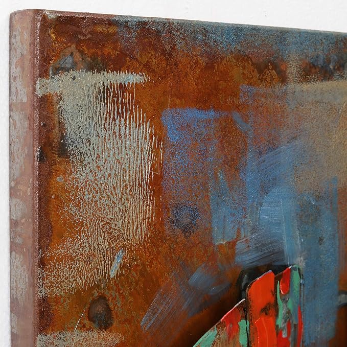Empire Art Direct Cowboy?셲 Boots Mixed Media Iron Hand Painted Dimensional Wall Art, 30" x 40" x 2.4", Ready to Hang