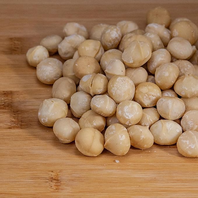 Survival Grocery® Organic Macadamia Nuts – Keto-Friendly Healthy Fats & Plant Protein, Oxygen- & Light-Barrier Packaging + O₂ & Moisture Packs, (Single or Multi-Pack Savings) (72 oz./3 Bags)