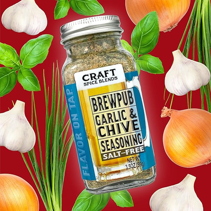 Craft Spice Blends Happy Hour Seasoning 4-Pack Gift Set - Top Shelf Spices Raising the Bar on Flavor - Spice Blends for Beef, Chicken, Fish and More - Father's Day, Birthday, Anniversary - All Natural, Crafted in the USA