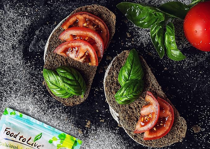 Food to Live Organic Dark Rye Flour, 16 Pounds ??Whole Grain, Non-GMO, Stone Ground, Kosher, Raw, Vegan, Bulk, Great for Baking Bread, Product of the USA