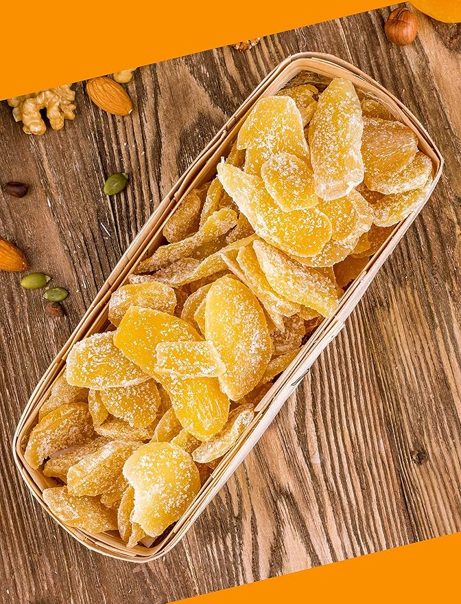 Anna and Sarah Dried Crystallized Ginger in Resealable Bag 3 Lbs