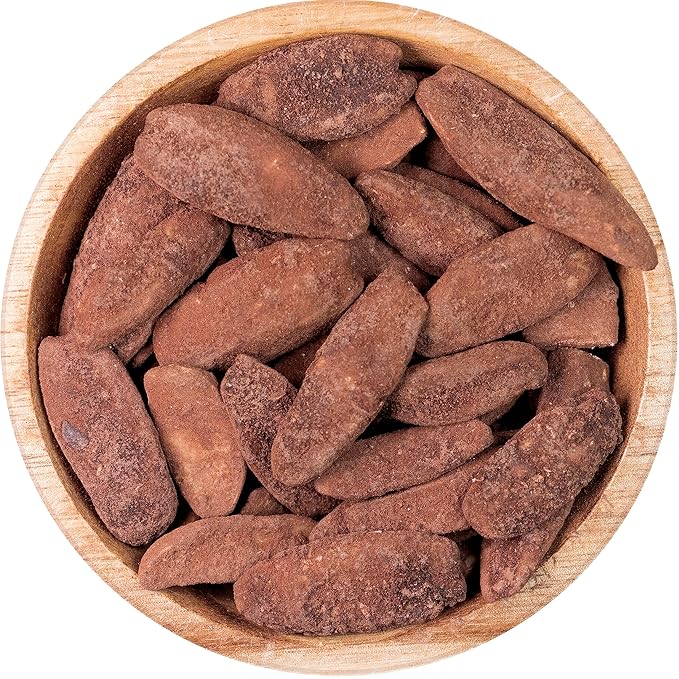 Pili Hunters - Wild Sprouted Pili Nuts, Raw Cacao (4 oz Bag) Vegan Snack for Low Carb Energy, Gluten Free, Superfood, As Seen on Shark Tank