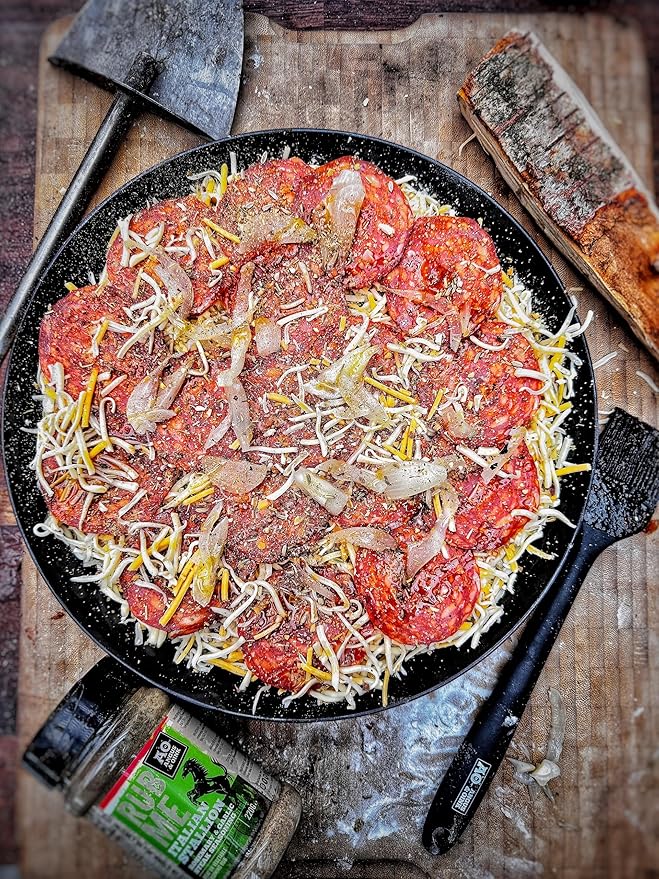 Angus & Oink | Italian Stallion BBQ Seasoning Rub | Inspired by Northern Italian Flavours | Perfect for Steak, Lamb & Pizza | 220g