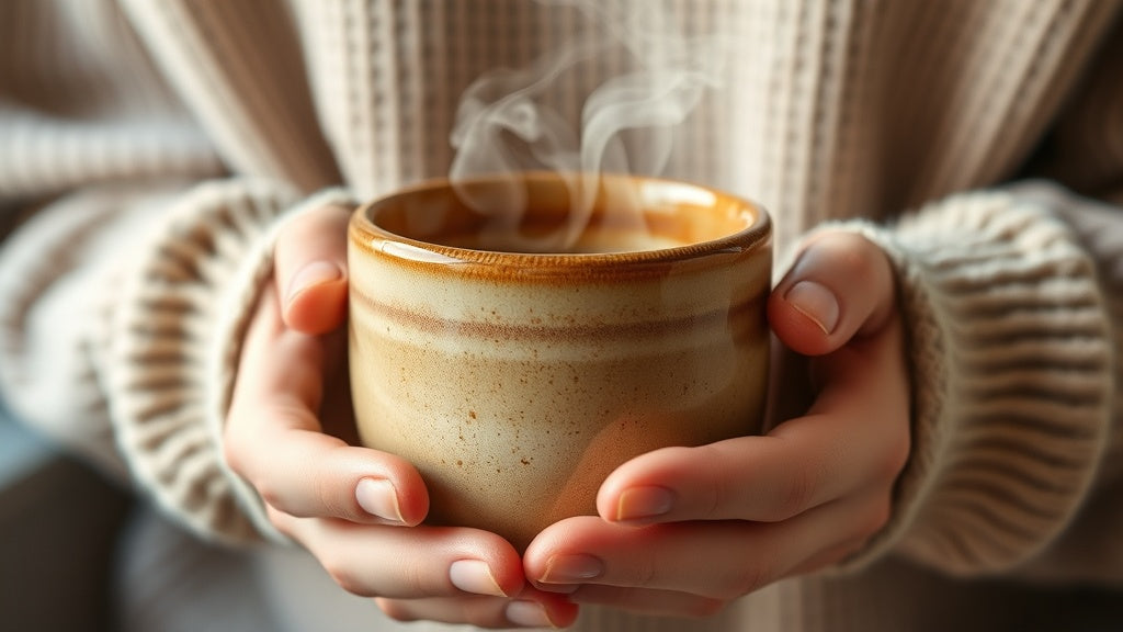 Hands Wrapped Around a Mug — A Moment You Can Hold ☕👐