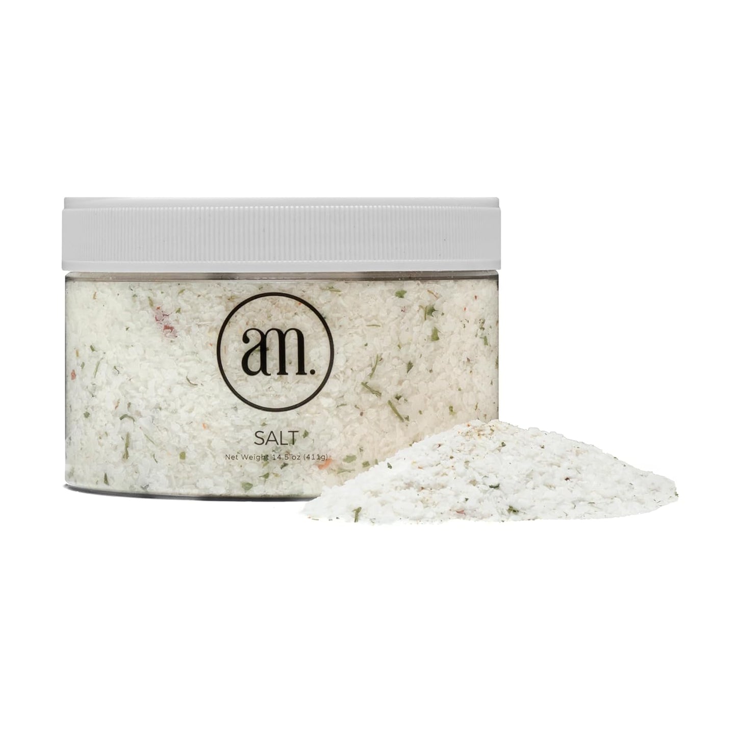 AM Signature Salt – Gourmet Flake Kosher Salt Blend with Herbs & Spices (14.5 oz) | All-Natural, Gluten-Free, No Sugar Seasoning