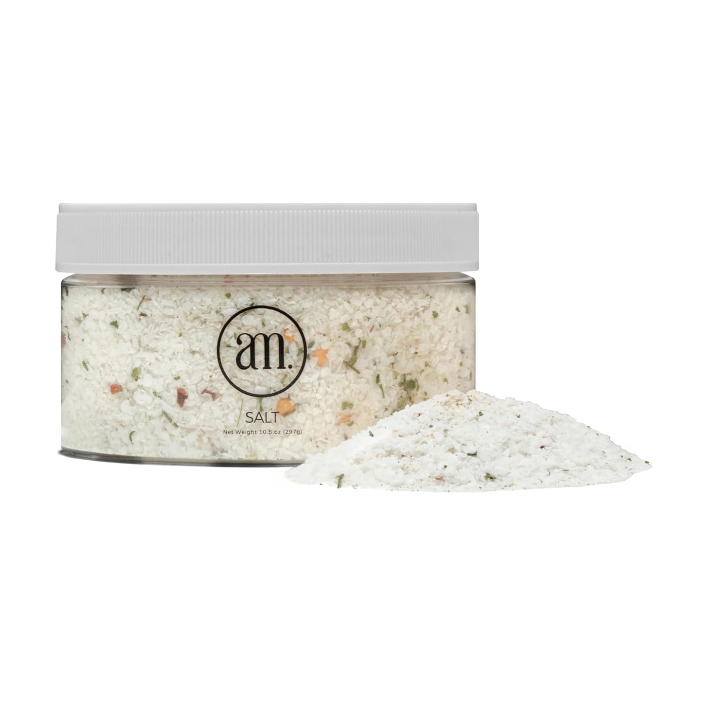 AM Signature Salt – Gourmet Flake Kosher Salt Blend with Herbs & Spices (10.5 oz) | All-Natural, Gluten-Free, No Sugar Seasoning