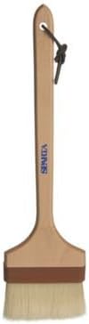 SPARTA 4037100 Boarhair Pastry Brush, Basting Brush with Wide Boar Bristles,16.25"L x 4"W, Wood Handle