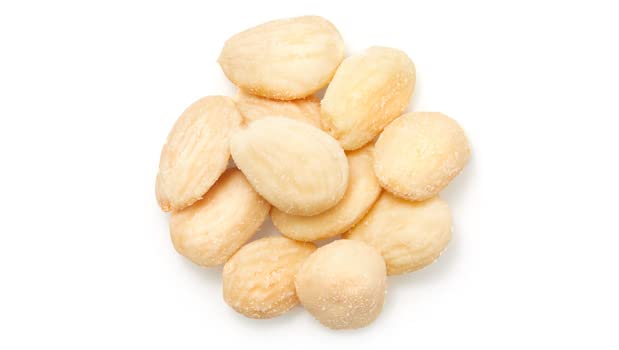 Yupik Roasted Sea Salted Marcona Almonds, 2.2 lb (35.2 oz), Gluten-Free, Vegan, Kosher, Whole Nuts, Salted, Skinless, Blanched, Seasoned Nuts, With Sea Salt, High in Fiber, Savory Snacks