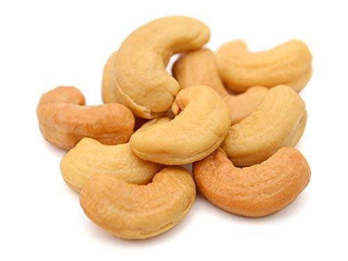 Dry Roasted Cashews Himalayan Salted (4 Lbs.) - Baked in Small Batches for Added Freshness - Oven Roasted to Perfection without Oil - Farm Fresh Nuts Brand