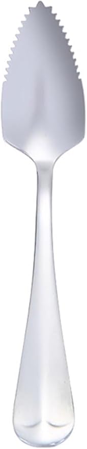 Stainless Steel Grapefruit Spoon For Citrus Fruit Watermelon Dessert Spoon Serrated Edge Ice Cream Dessert Kitchen Coffee Flatware