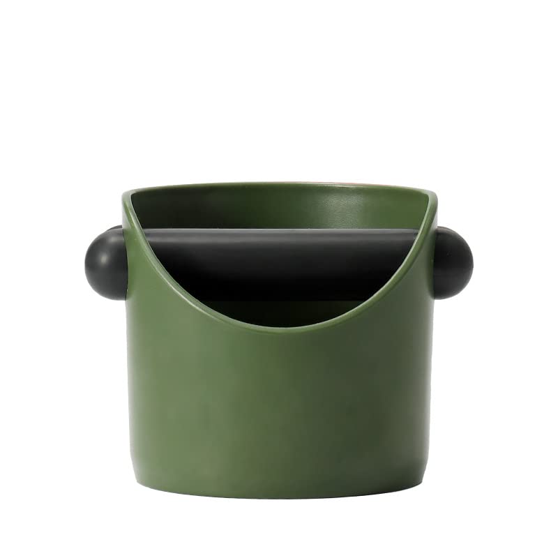 Coffee Knock Box, 4.6 in, Barista Style Espresso Grounds Knock Box, Removable Plastic Knock Rod
