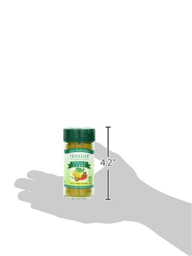 Frontier Co-op Indian Curry Seasoning, 1.87 Ounce Bottle, Complex Flavor with Turmeric, Coriander and Lemon