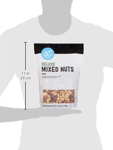 Amazon Brand - Happy Belly Deluxe Mixed Nuts, 44 oz