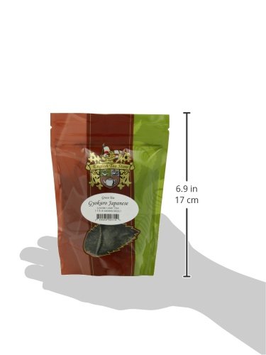 Gyokuro Japanese Green Tea Loose Leaf | Premium Shade-Grown Steamed Green Tea from Japan | Smooth Umami Flavor | Tender Handpicked Spring Leaves | 4oz Resealable Freshness Pouch