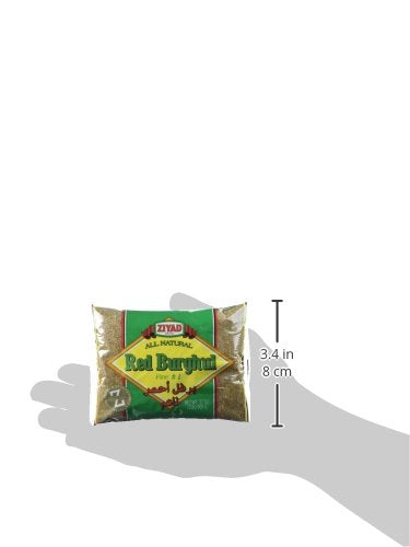 Ziyad Red Wheat Bulgur ??Fiber-Rich Whole Grain, Nutty Flavor & Chewy Texture ??Ideal for Tabbouleh, Kibbeh, Curries, Soups & Salads ??Easy 30-Minute Prep, Vegan - No.1, 32 oz