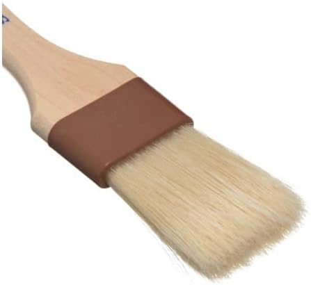 SPARTA, 1.5" Flat Boar Bristle Brush, Pastry Brush, Basting Brushes for Kitchen, Bakery, and Kitchen, Boar Hair, Brown