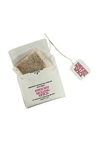 Olde Tradition Spice: Mulling Spices in Tea Bags for Apple Cider, Mulled Wine, Glühwein, Hot Toddy Holiday Drink - Sugar-Free & Caffeine-Free - 8 Count
