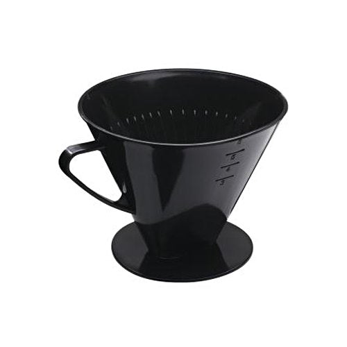Westmark Pour Over Coffee Dripper, Coffee Filter Cone Size 4, Reusable Plastic for Manual Brewing