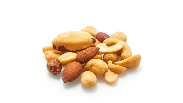 Yupik Salted Mix Nuts, 2.2 lb (35.2 oz), A Blend of Peanuts, Almonds, Hazelnuts, Brazil Nuts & Cashews, Kosher, Vegan, Cholesterol Free, Excellent Source of Vitamin E, Protein, Iron & Fiber