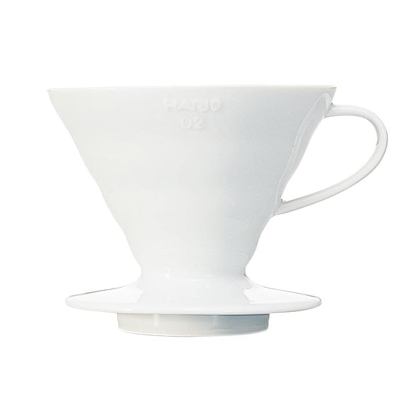 Hario V60 Coffee Pour Over Kit Bundle Set - Comes with Ceramic Dripper, Range Server Glass Pot