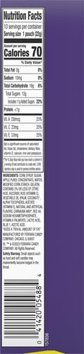 Funables Fruity Snacks, Mixed Berry Fruit Flavored Snacks, 0.8 Ounce Pouches (Pack of 10)