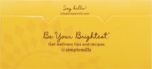Simple Mills Organic Seed Crackers, Garlic & Herb - Gluten Free, Vegan, Healthy Snacks, Paleo Friendly, 4.25 Ounce (Pack of 2)