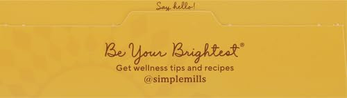 Simple Mills Soft Baked Dark Chocolate Almond Flour Bars, 5 ct, 1.19 oz each (Pack of 2)