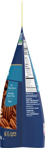 Fisher Chef's Naturals Pecan Halves 24oz (Pack of 2), Unsalted Raw Nuts for Cooking, Baking & Snacking, Vegan Protein, Keto Snack, Gluten Free