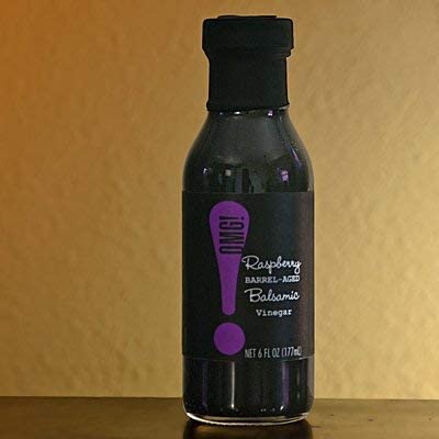 OMG! Oils: Gourmet Raspberry Balsamic Vinegar (Perfect for Dipping, Marinades, Glazing and Topping!), 177ml/6oz