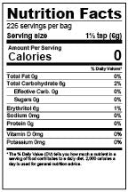 Health Garden Erythritol Sugar Free Sweetener - All Natural - Non GMO - Kosher- Keto Friendly (48 Ounce (Pack of 1))