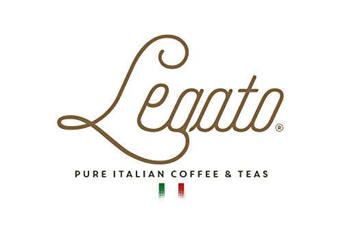Legato Espresso Capsules - 10/100 count - Single-Serve Coffee Pods - Compatible with Nespresso OriginalLine Machine - Cafe-style Coffee at Home (10, Decafe Strength 2)