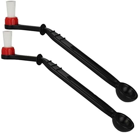 Number-One Coffee Machine Brush Cleaner Nylon Espresso Machine Brush Coffee Cleaning Tool with Spoon (Pack of 2)