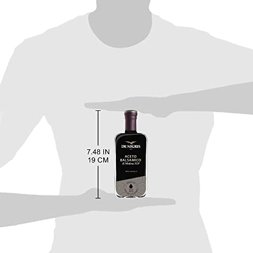 De Nigris Balsamic Vinegar Of Modena Excellence Line - Platinum Eagle (65% Grape Must) 8,5 Oz (250ml) | Balsamic Vinegar From Modena Italy, Sublime And Full-bodied Taste