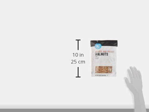 Happy Belly California Walnuts Halves and Pieces, 16 ounce (Pack of 2)