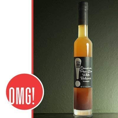 OMG! Oils: Cinnamon Pear-Lime White Balsamic Vinegar (Perfect for Dipping, Marinades, Glazing and Topping!), 375ml/12.7oz??,<div>