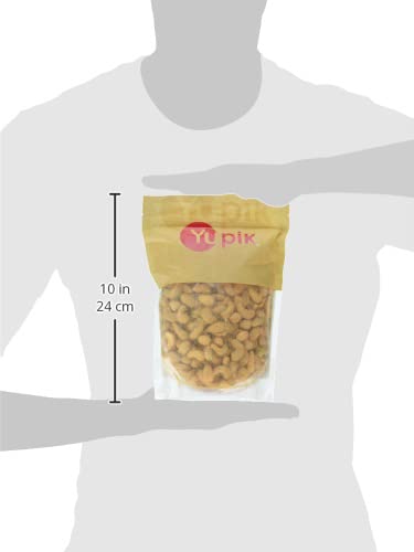 Yupik Nacho Cashews, 1 lb (16 oz), Kosher, Gluten-Free, Roasted Cashews with Vegan Cheese, Seasoned Nuts, Crunchy Savory Snack, Nacho Cheese Flavor, Perfect for Parties, BBQ, Game Night