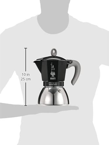 Bialetti - Moka Induction, Moka Pot, Suitable for all Types of Hobs, 6 Cups Espresso (9.4 Oz