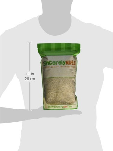 Sincerely Nuts Hulled Sesame Seeds A Heart Healthy Snack Rich in Fiber, Minerals Antioxidants Source of Plant Based Protein Gluten Free Kosher, Bulk 2LB Bag