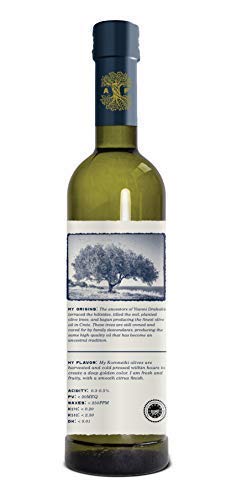 Ancient Foods EDAFOS Greek Extra Virgin Olive Oil ??Fresh, Cold Pressed Olive Oil from Greece (0.5L)