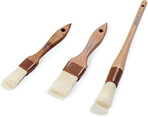 SPARTA 4037400 Boarhair Wide Brush, Flat Brush with Handle Hole, 8.25"L x 2"W, Wood Handle