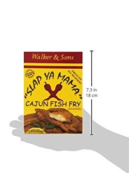 Slap Ya Mama Louisiana Style Cajun Fish Fry, No MSG and Kosher, 12 Ounce Box, Pack of 3