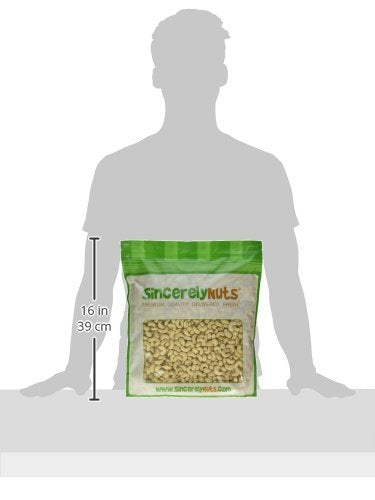 Sincerely Nuts - Raw Cashews Whole and Unsalted | Healthy Snack, Source of Protein | Keto and Paleo Friendly Gourmet Quality Vegan | Cashew Nuts 5(LB) Bag