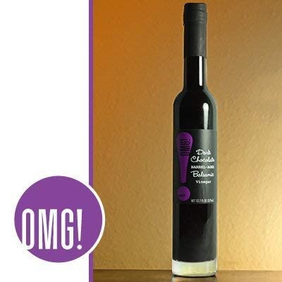OMG! Oils: Balsamic Vinegar | Perfect for Dipping, Marinades, Glazing and Topping! (Dark Chocolate Balsamic Vinegar, 375ml/12.7oz)??,<div>