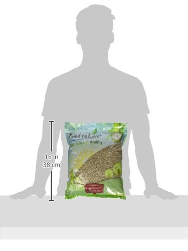 Food to Live Sunflower Seeds, 5 Pounds – Non-GMO Verified, Kernels, No Shell, Kosher, Raw, Vegan, Sirtfood, Bulk