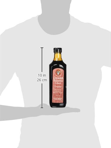 Colavita Balsamic Glaze - 32 Fl Oz - Tart and Sweet Flavor Perfect for Enhancing Salads, Pasta, Pizza, and More