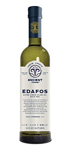 Ancient Foods EDAFOS Greek Extra Virgin Olive Oil ??Fresh, Cold Pressed Olive Oil from Greece (0.5L)