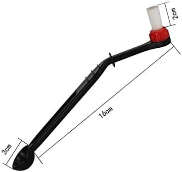 Number-One Coffee Machine Brush Cleaner Nylon Espresso Machine Brush Coffee Cleaning Tool with Spoon (Pack of 2)