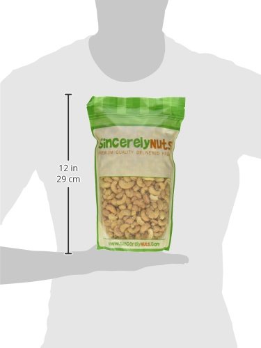 Sincerely Nuts ??Whole Cashews - Roasted and Unsalted | High in Protein Everyday Healthy Snack - Rich in Nutrients |Vegan, Keto & Kosher | Gourmet Quality Vegan Cashew - 2 (LB). Bag