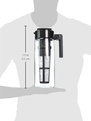 Takeya Deluxe Cold Brew Coffee Maker - BPA-Free Tritan Pitcher with Airtight Leakproof Lid